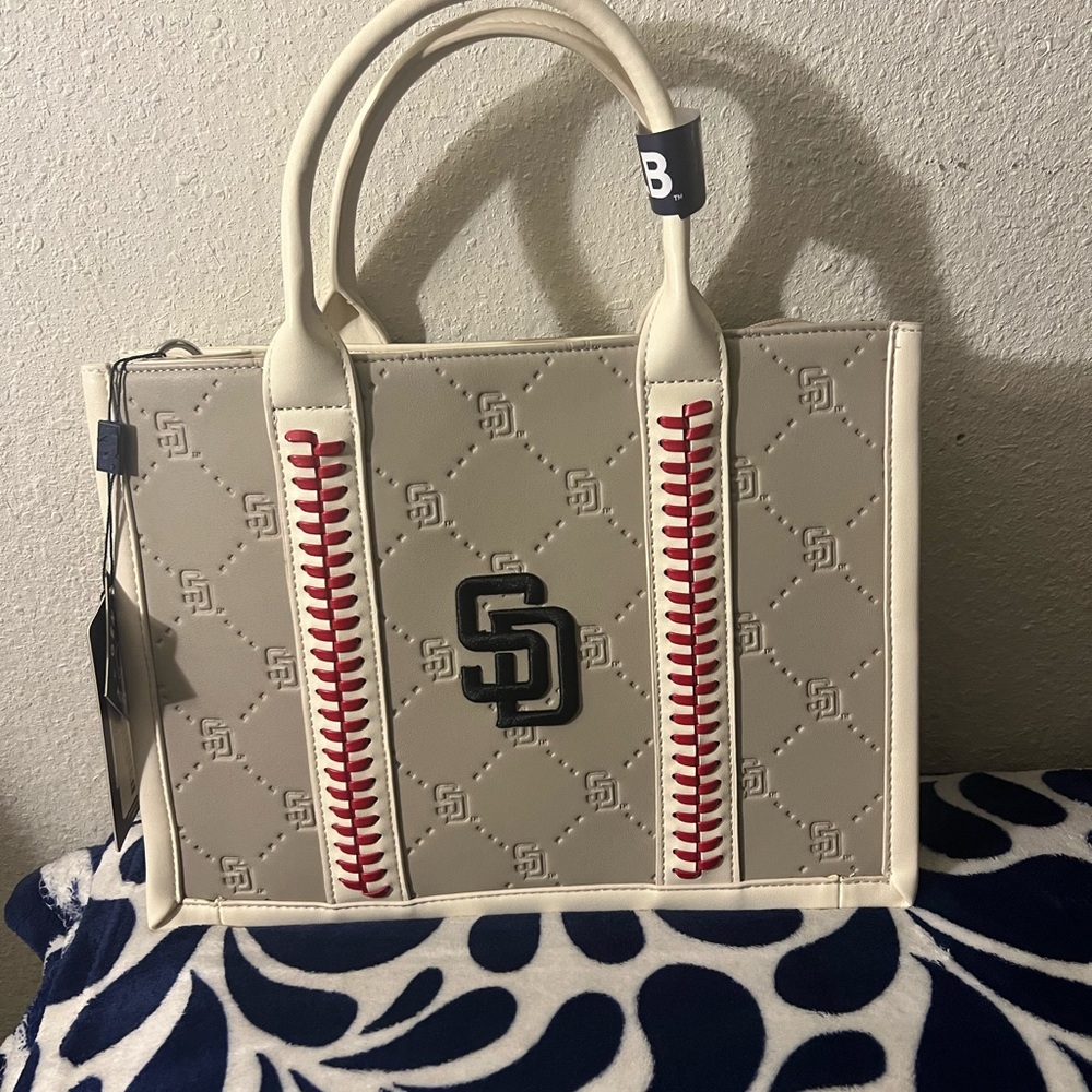 Stylish Cream and Black Women's Tote Bag